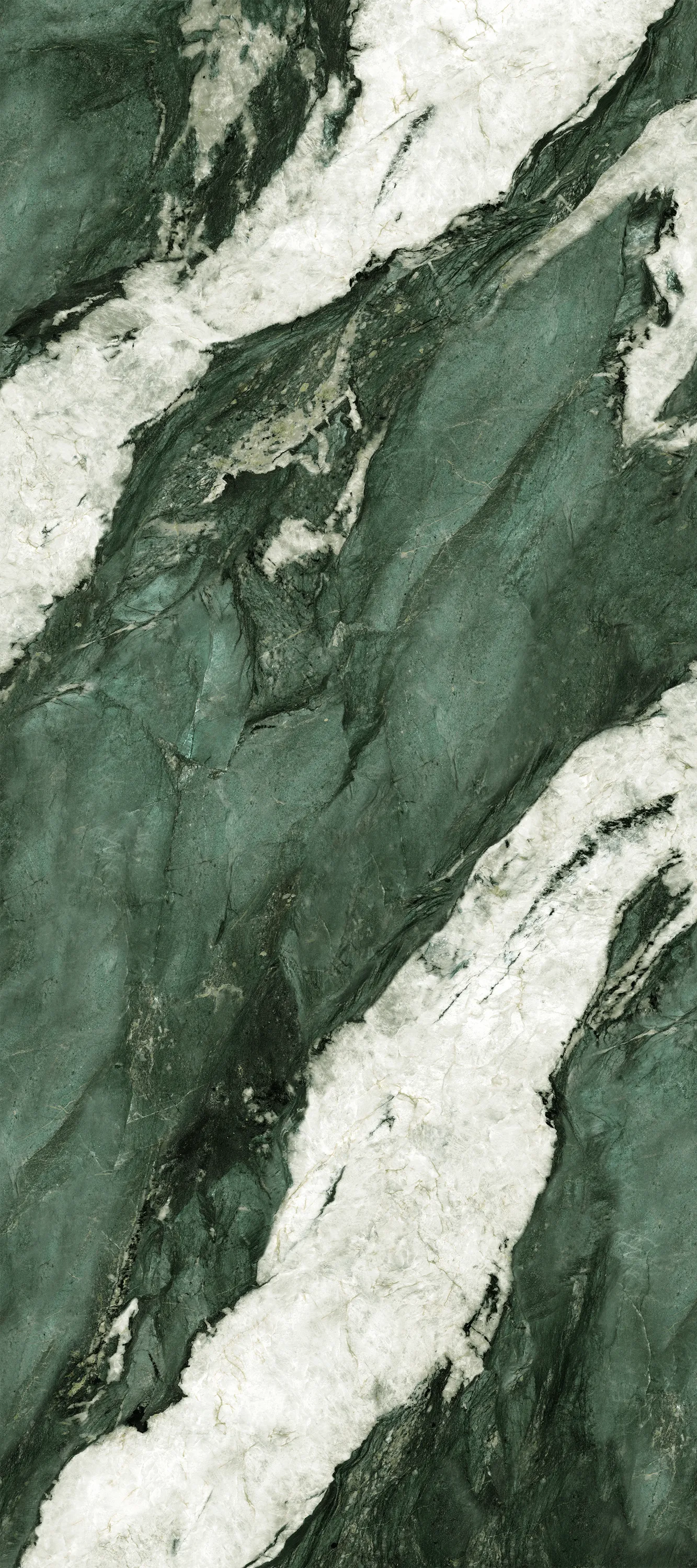 سرامیک طرح سنگ برند ورونزو رنگ سبز ( ابعاد120x270سانتی متر )